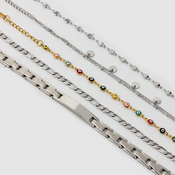 Brazaletes Colore Acero Inoxidable